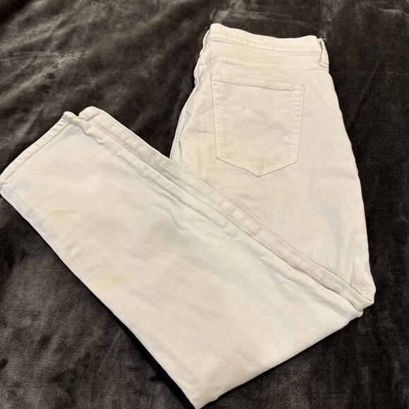 GAP 1969 Women's Girlfriend Jeans Denim White Size 29R 90s - Picture 15 of 16